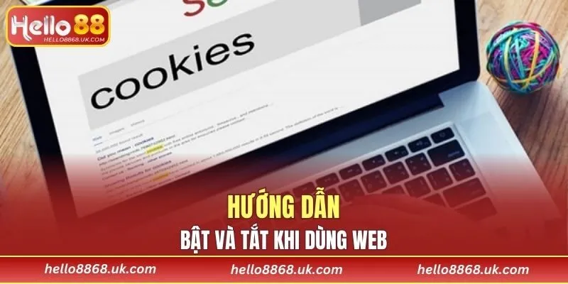 Cách bật tắt khi dùng web